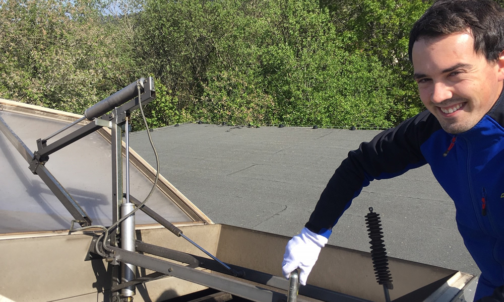  Brandmelder mit Status-LED