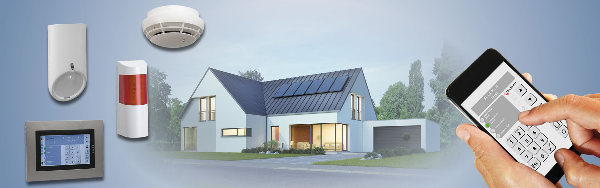  Überwachungskamera an einer Hausfassade